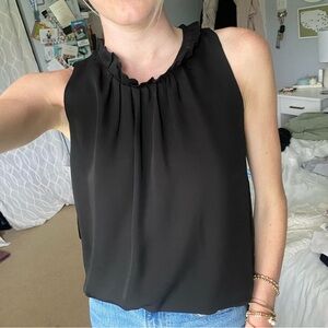 Naked Zebra Black Top